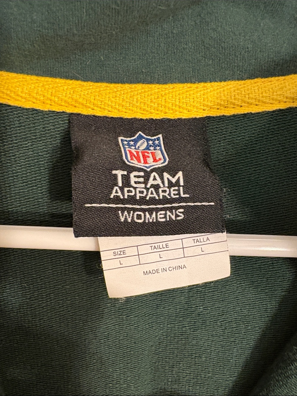 NFL packers Women's Team Apparel Jacket in Dark Green and Yellow - Picture 2 of 10